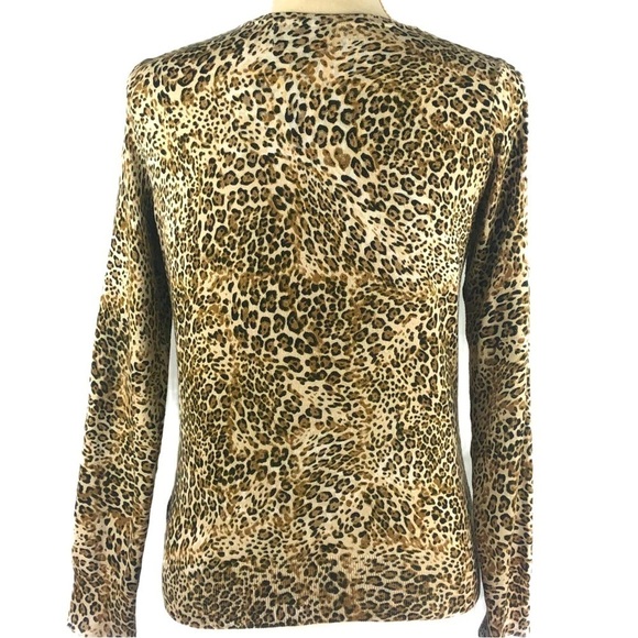 JONES NEW YORK (PS) Animal print cardigan - Picture 3 of 6